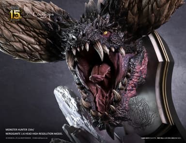 MONSTER HUNTER 15th/ NERGIGANTE 1:6 HEAD HIGH RESOLUTION MODEL