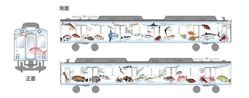 伊勢志摩の魚介類がテーマのラッピング車両「伊勢志摩お魚図鑑」を導入
鮮魚運搬などに活用します