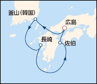 広島発着・瀬戸内海九州クルーズ3