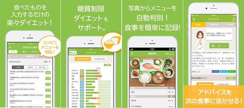 会員数370万人の食事管理アプリ「あすけん」と
株式会社イーウェル運営の「KENPOS」が提携