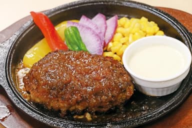 【千年の宴】黒毛和牛100％Wチーズハンバーグ