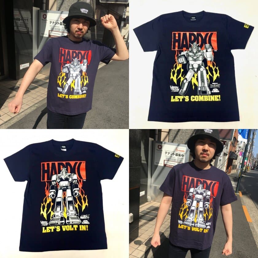 70年代を代表する人気ロボット作品Tシャツが
コアチョココラボで登場！
「コン・バトラーV」「ボルテスV」2種同時発売！