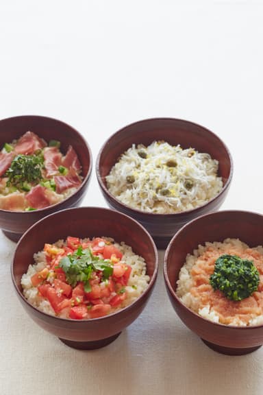 オリーブオイルご飯＆オリーブオイル丼