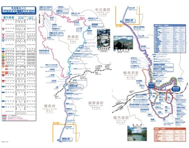 軽井沢営業所路線図