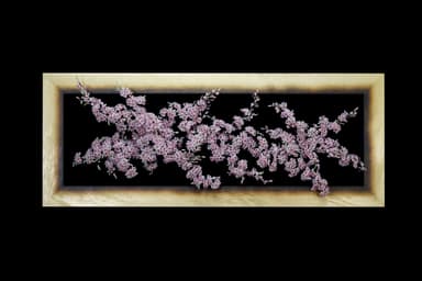 額装「桜」(150×60)1