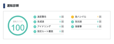 資料(3)ドライバーの運転を診断する機能