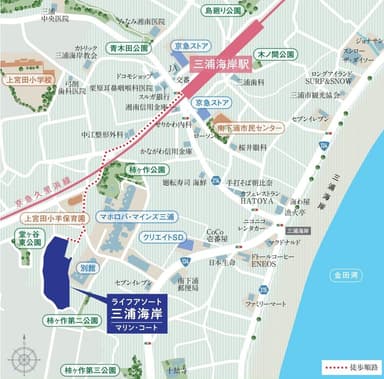 現地案内図