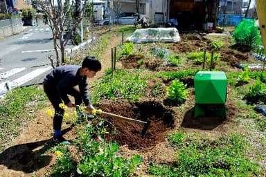 自分の区画に1つある「ハタムスビBOX」にはテクノロジーが満載です