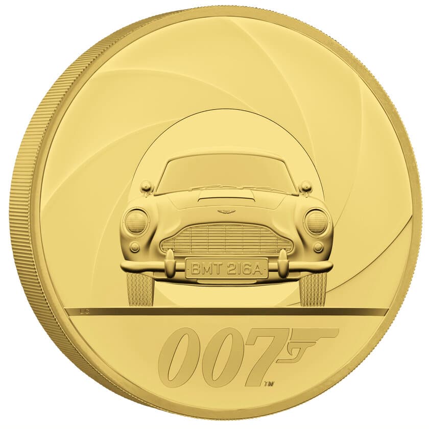 発行数が“世界限定1枚”の7キロ金貨も発行！
「007 ジェームズ・ボンド 公式記念コイン」が登場