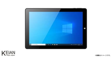 Windows 10 Pro搭載10.1型2 in 1タブレットPC「KIC104PRO-BK」　タブレット部