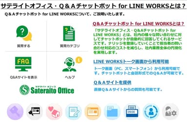 サテライトオフィス・Q&Aチャットボット for LINE WORKS とは？