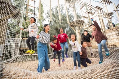 小さいお子様でも安全に遊べるアドベンチャー