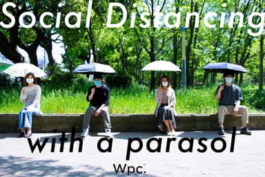 Social Distancing with a parasol