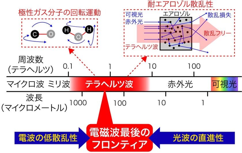 テラヘルツ・コムを用いた高精度かつ汎用的な
ガス分光装置を開発