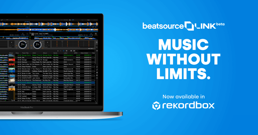 AI技術を用いた楽曲のボーカル位置解析と
Beatsource LINKに対応したDJアプリケーション
rekordbox for Mac／Windows(ver. 6.0.1)をリリース