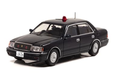 1/43 トヨタ クラウン (JZS155Z) 1998 警視庁高速道路交通警察隊車両(覆面 紺)