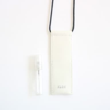 LEATHER STICK CASE WHITE