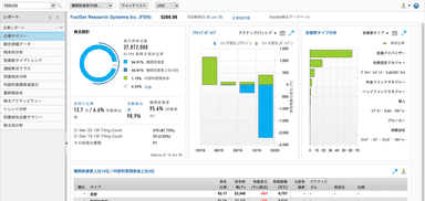 ファクトセット画面イメージ