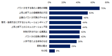 パワーハラスメントが起こる理由は何だと思いますか？（複数回答可）