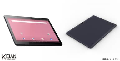 Android 10 Go edition搭載10.1型タブレット「KI-R10S」裏表