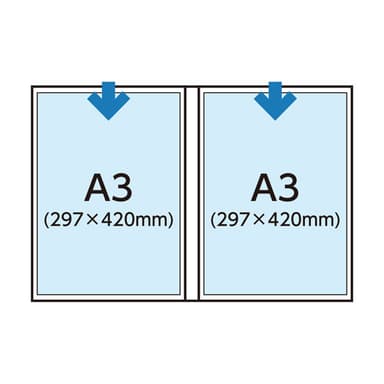 プロフェッショナルプリントアルバム IV（A3）収納例