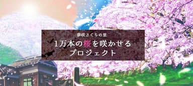 夢咲さくらの里「1万本の桜を咲かせるプロジェクト」