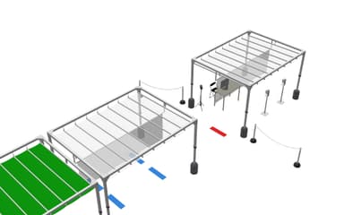 並べて設置したイメージ