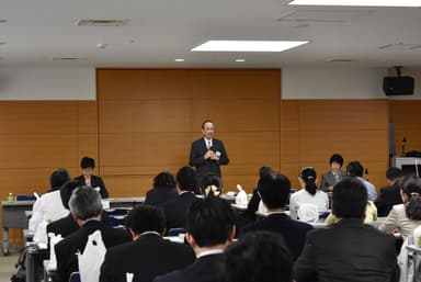 教員対象説明会での学長挨拶(過去開催時)