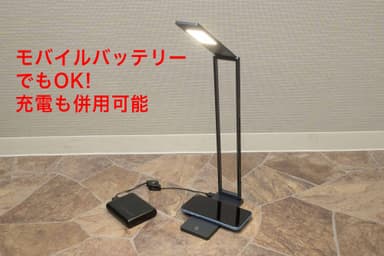 モバイルバッテリーでも使用できます