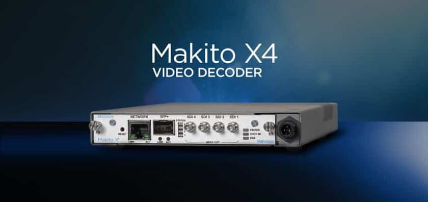 ＰＡＬＴＥＫ、Haivision社の4K対応小型IP映像配信装置
「Makito X4 ビデオデコーダ」を販売開始