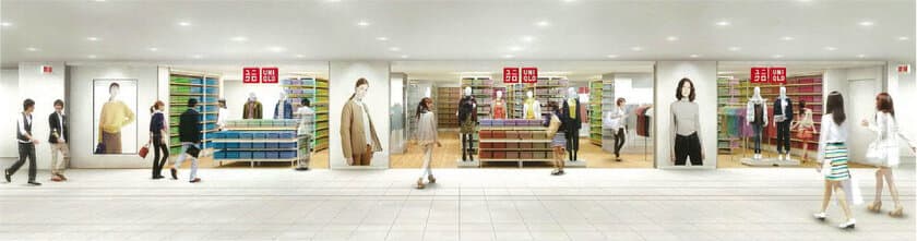 東京駅構内最大規模の「ユニクロ」が東京駅日本橋口に
8月5日オープン＆5日間限定オープンセールも実施！