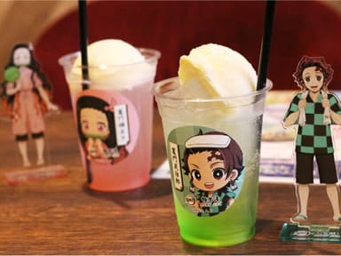 コラボドリンク(バニラアイス店舗)イメージ