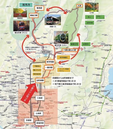 【奥京都MaaSのイメージ図】