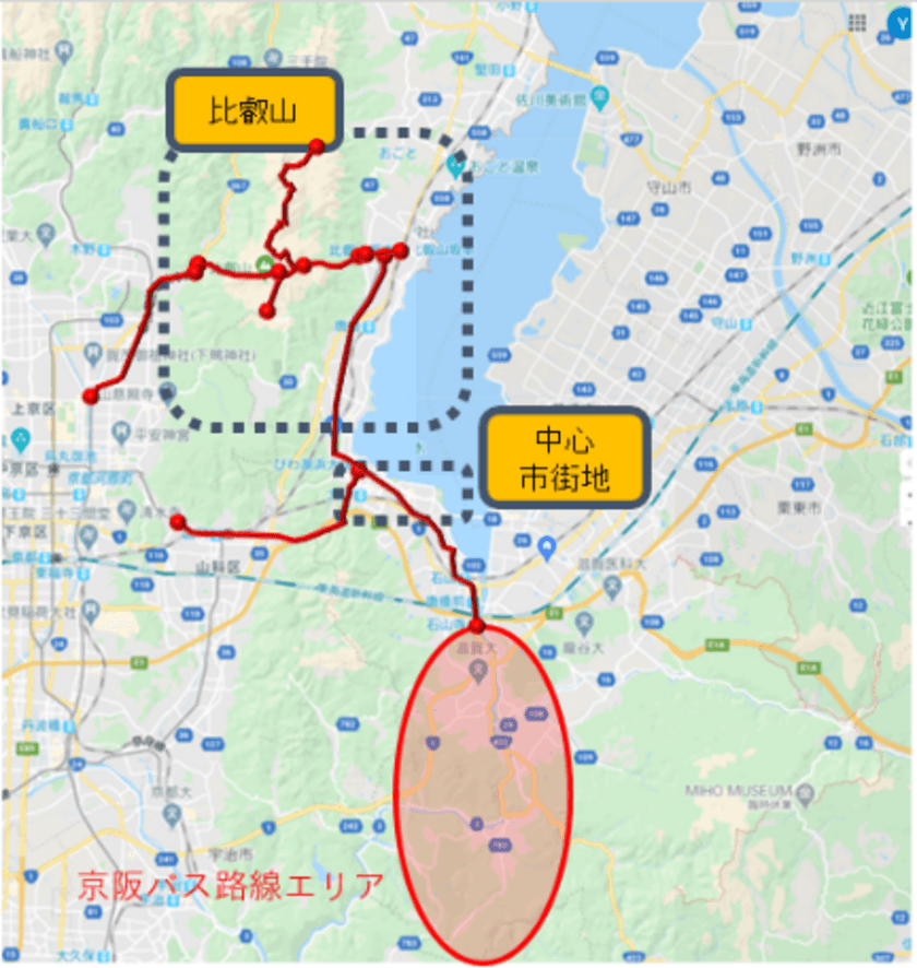 大津市中心市街地および比叡山周遊の活性化を目指した
MaaS実証実験が国土交通省の
令和２年度日本版MaaS推進・支援事業に
採択されました（10月中、事業開始予定）。