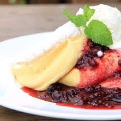 濃厚チーズムースパンケーキ