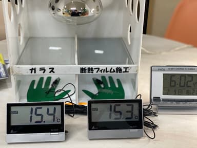 体感機で涼しさを実験可能です