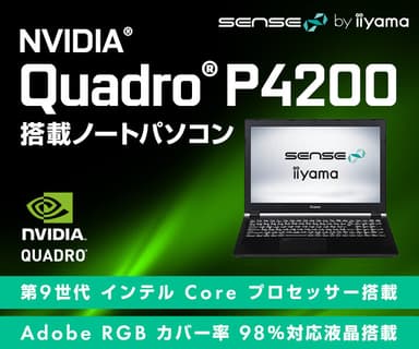 Quadro P4200 搭載ノートPC