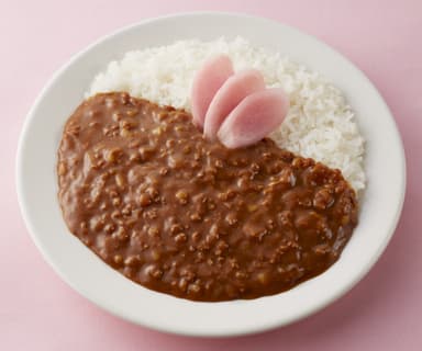 「岩下の新生姜カレー」盛付例