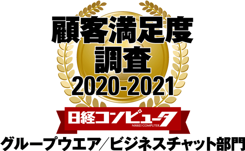 ネオジャパン、
日経コンピュータ 顧客満足度調査 2020-2021　
グループウエア／ビジネスチャット部門で6年連続1位に