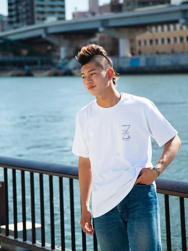 ZA TOKYO グラフィックデザインTシャツ 04