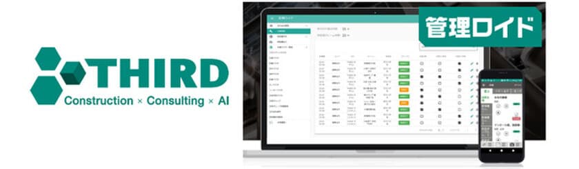AI不動産管理プラットフォーム「管理ロイド」を
開発・運営するTHIRDに対して
双日商業開発、東急不動産ホールディングス、森トラスト、東京建物、
阪急阪神不動産のCVCファンドから投資を実行