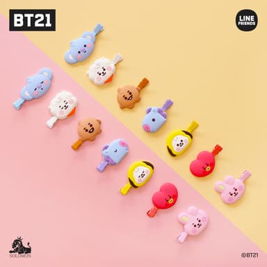 BT21前髪クリップ