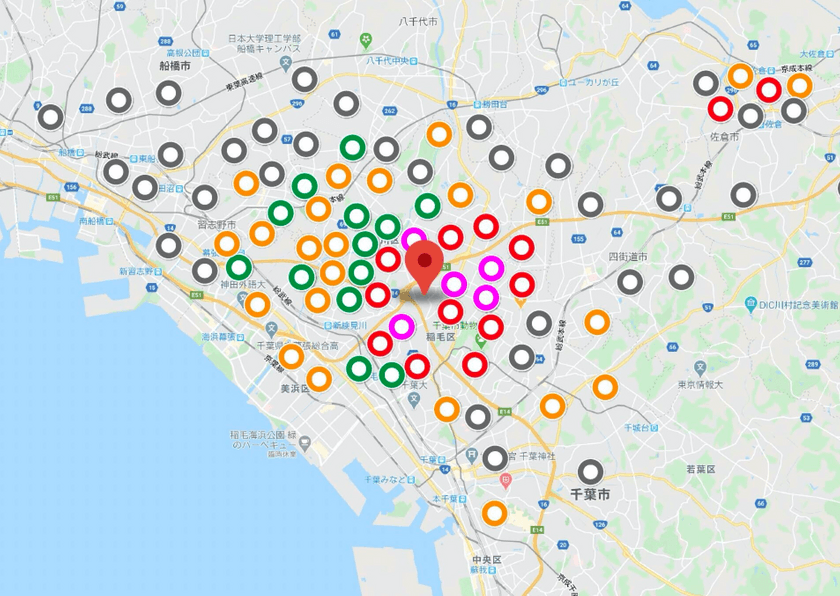 総合オリコミ社、店舗の商圏を安価に把握できるサービス
「デジタル商圏マップ」をリリース！販促計画の立案に活用