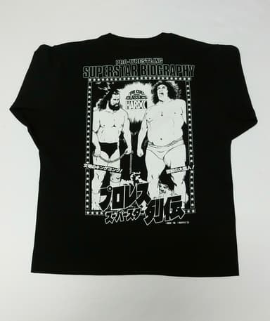 プロレススーパースター列伝／列伝オールスターズ 長袖Tシャツ(バトルロイヤル・ブラック)_2