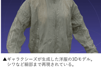 洋服の3Dモデル