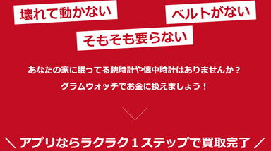 アプリで簡単に買取が完了