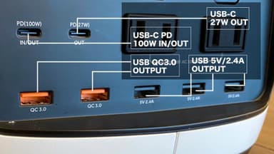 【RELIFE】USB-A&#44; USB-C OUTPUT