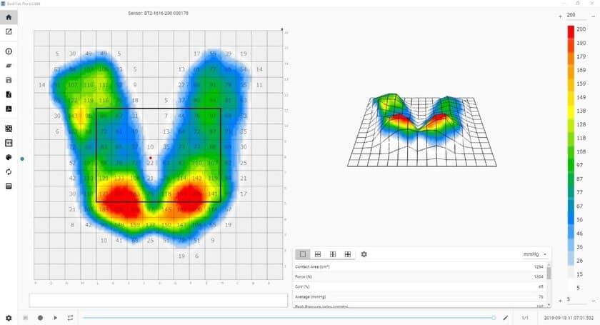 クッション等の開発・選定、褥瘡予防に有効な
体圧分布測定装置「BodiTrak2 Pro」の4機種を
9月30日(水)より販売開始