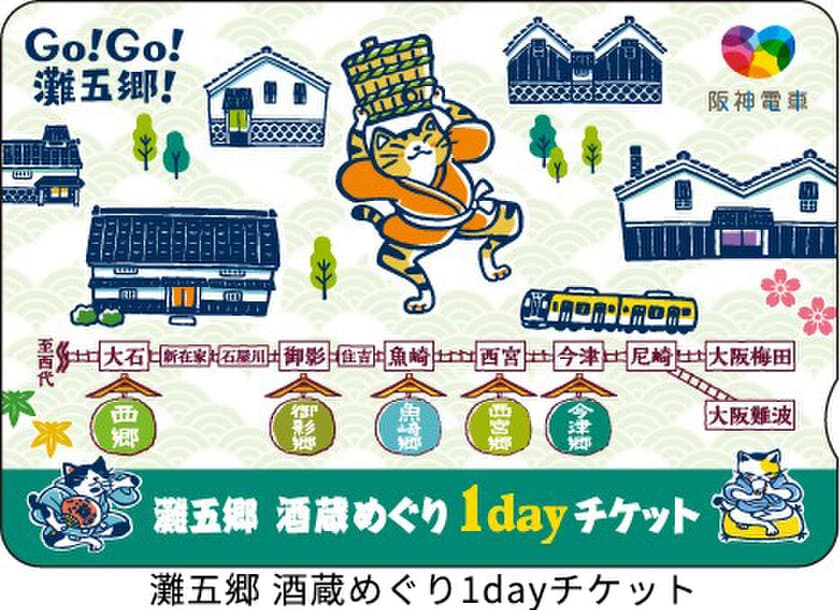 日本一の酒どころ「灘五郷」を巡ろう！
10月1日（木）から「灘五郷 酒蔵めぐり1dayチケット」を発売！