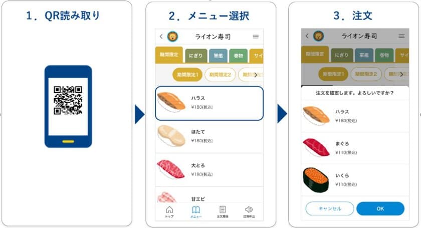 飲食店での注文時におけるスタッフと来店者の
非接触化や店舗運営の効率化を実現する
モバイルオーダーシステムのプレリリース版を提供開始